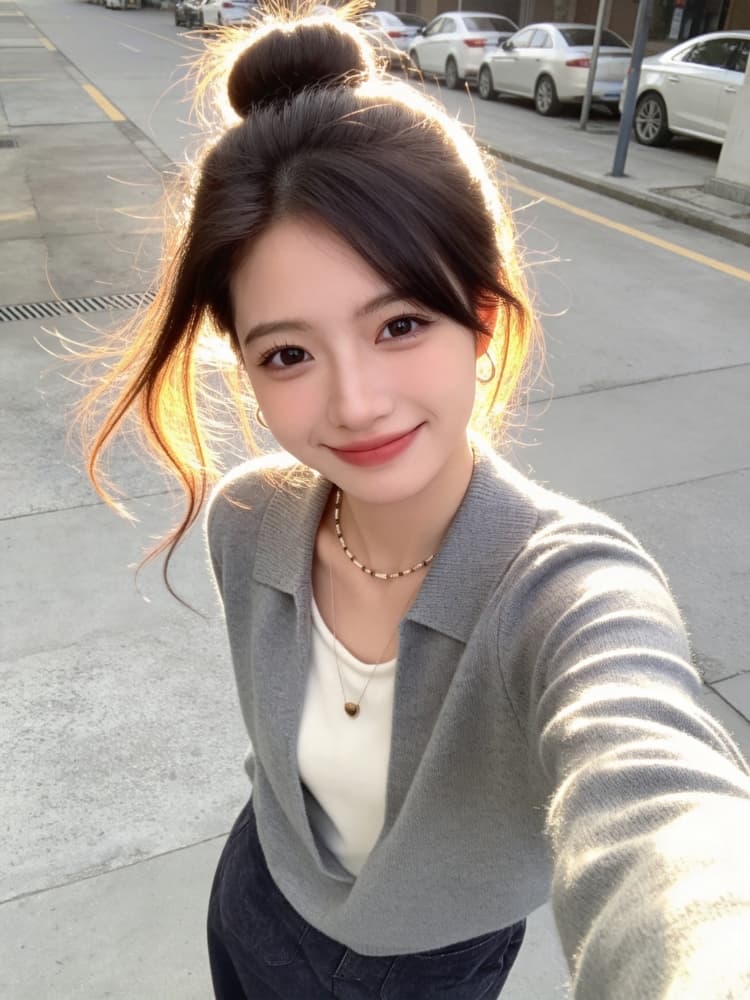 고급 센스 페이크 레이어드 폴로 칼라 스웨터 여자 2026 가을 겨울 디자인 센스 자이언트 잘 생긴 POLO 칼라 니트 스웨터 맨위 트렌디 상세 이미지 5