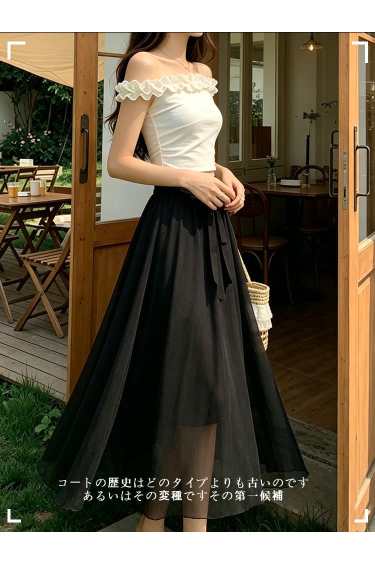 실사 반신 스커트 여성 여름 2026 새로운 표지 넓적 다리 슬림해 보이는 우아한 중간 길이 스커트 큰 진자 한 마디 우산 치마 플리츠 스커트 상세 이미지 17