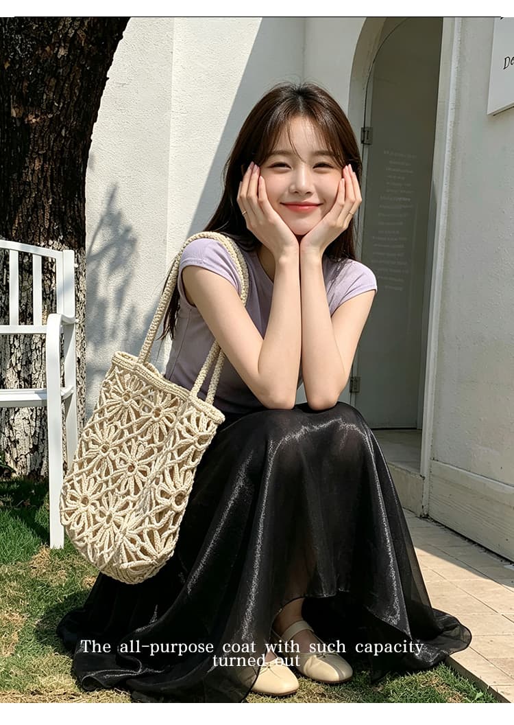 실사 프랑스식 깃발 실 플리츠 반신 스커트 여성 2026 얇은 스타일 큰 진자 한 마디 불규칙 망사 치마 얼음 실크 치마 상세 이미지 20
