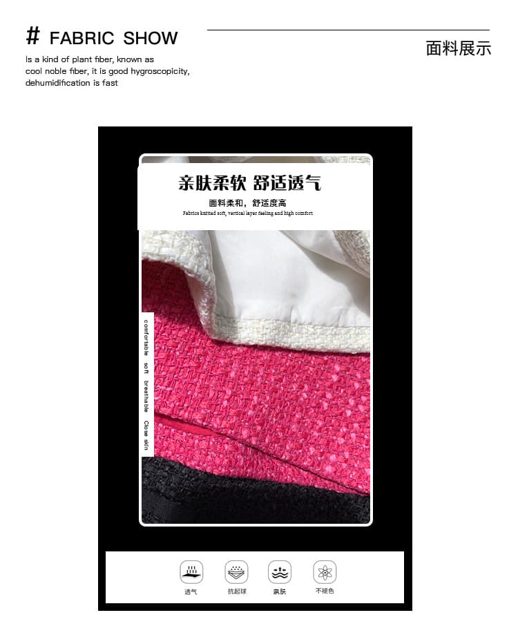 실사 털 모직 한 마디 와이드 레그 팬츠 반바지 이중 버튼 루즈핏 슬림해 보이는 하이웨이스트 캐주얼 바지 레깅스 착용 어린이 상세 이미지 4