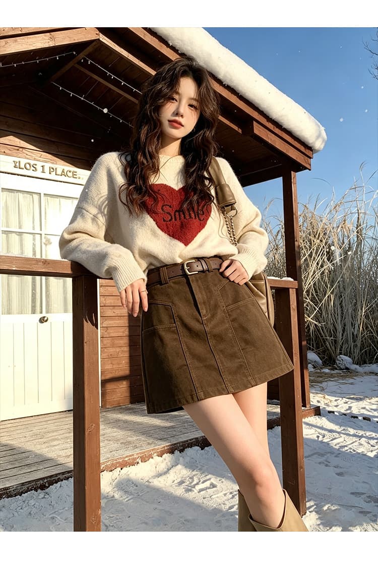 디자인 센스 달콤한 차가운 핫걸 학원 타이트 스커트 여성 작은 키 연령 감소 다용도 한 마디 캐주얼 반신 워크웨어 미니 스커트 상세 이미지 29