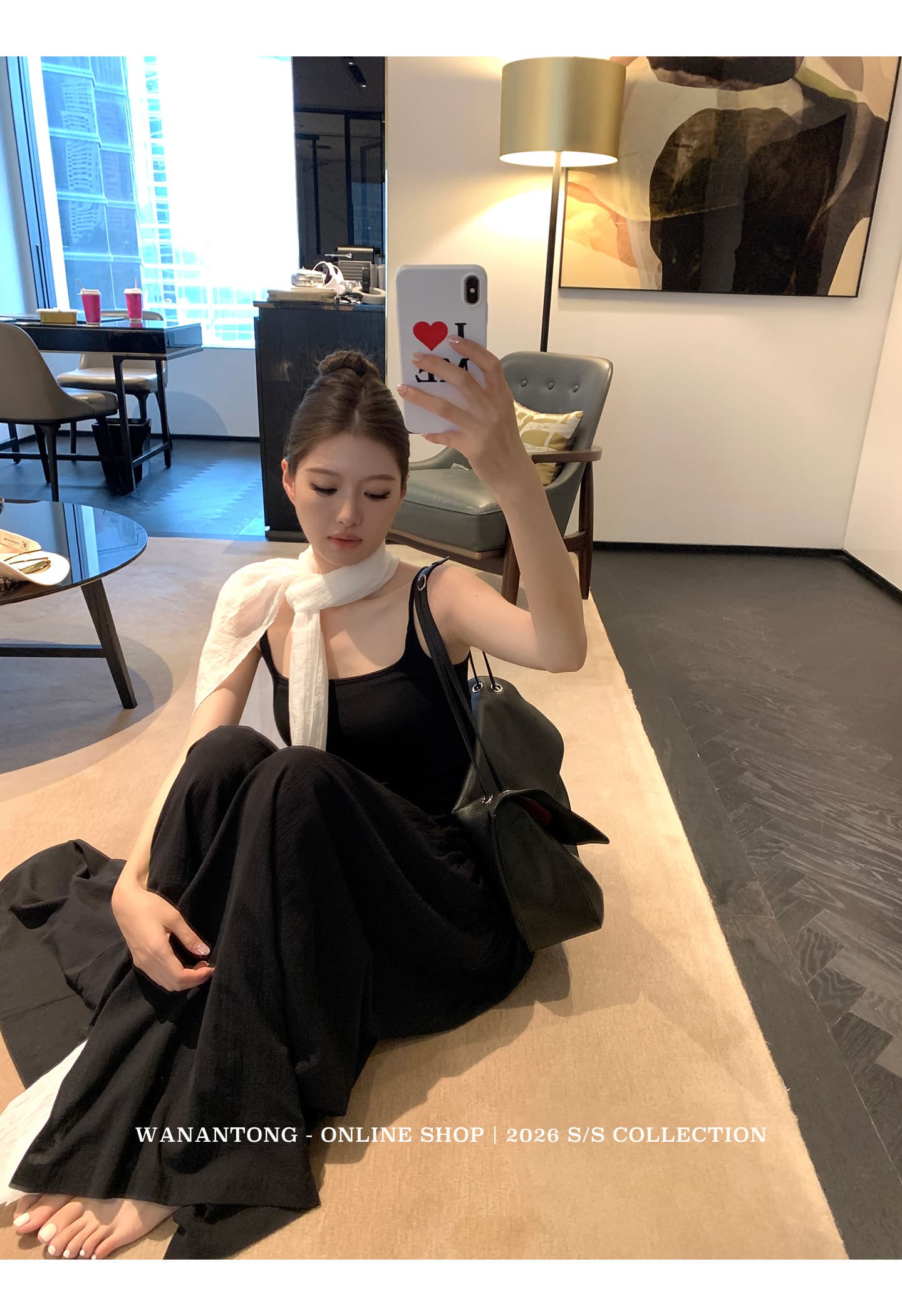 row 치마바지 아름다움 그것 우아한 그것 사용자 지정 워싱 공예 나만의 것을 가져와 라. 주름 여성 봄 여름 긴 바지 상세 이미지 18
