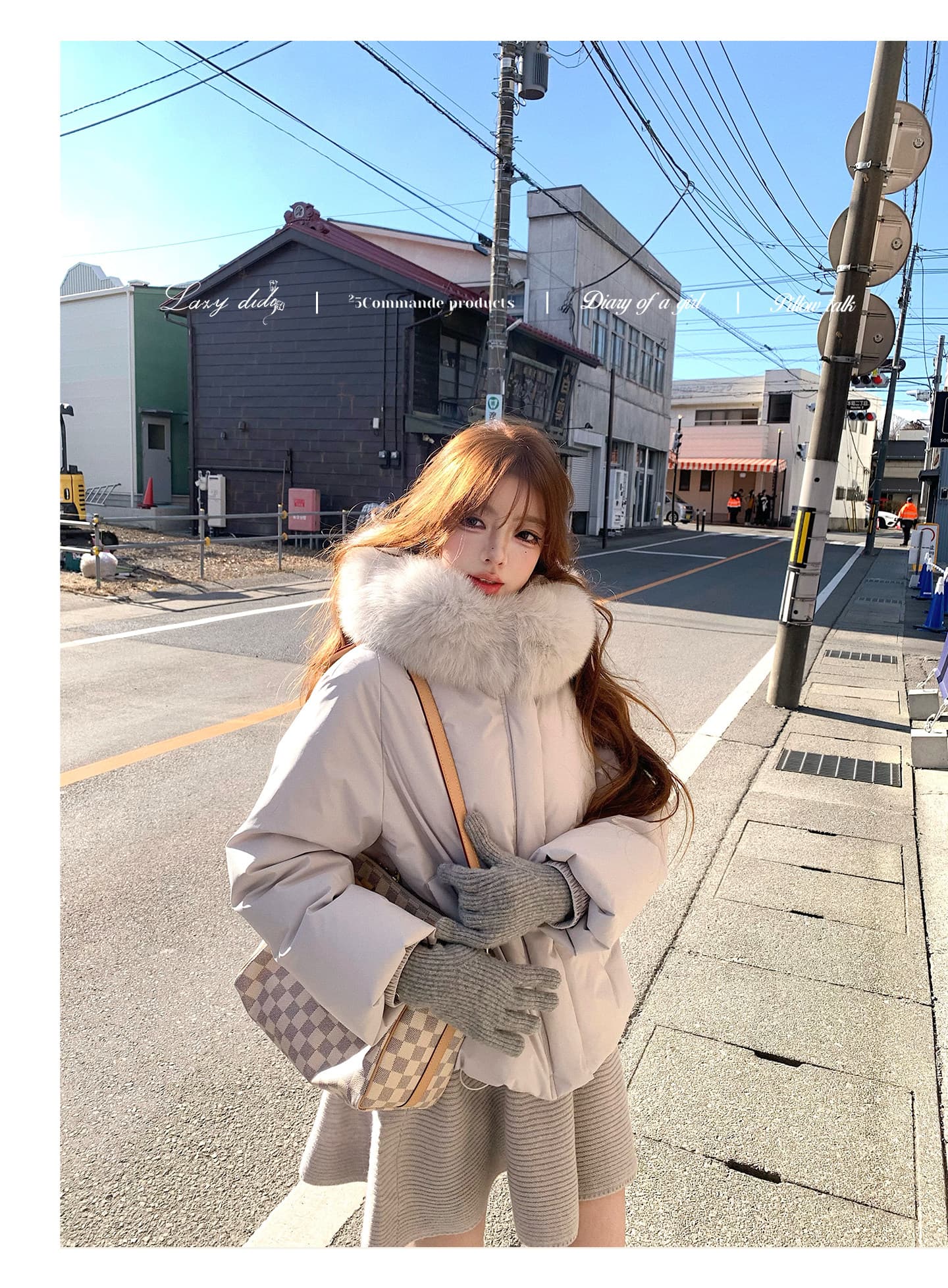 섞어 짜다 꿈 나라 가을 겨울 다용도 더블 색상 진자 모직물 미니 스커트 수평 줄무늬 다용도 꽃밭 치마 겨울 상세 이미지 14