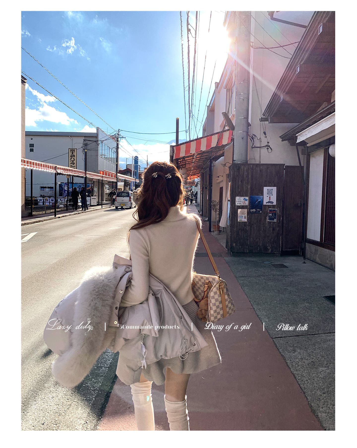 섞어 짜다 꿈 나라 가을 겨울 다용도 더블 색상 진자 모직물 미니 스커트 수평 줄무늬 다용도 꽃밭 치마 겨울 상세 이미지 16