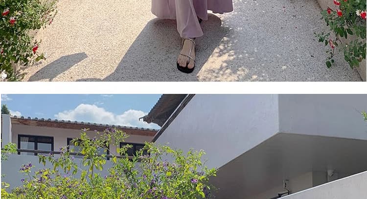 지금 새로운 자외선 차단 셔츠 니트 루즈핏 편안함 드레스 슬립 드레스 임산부 세트 상세 이미지 61