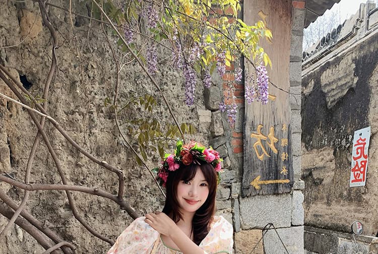 선물 물품 2026 여름 새로운 센 부서 신선함 작은 꽃무늬 드레스 작은 키 루즈핏 슬림해 보이는 A라인 스커트 상세 이미지 26