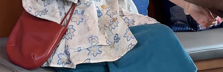 여름 새로운 새로운 중식 프린트 통기성 면직물 셔츠 공작 블루 마 면 와이드 레그 팬츠 세트 상세 이미지 32