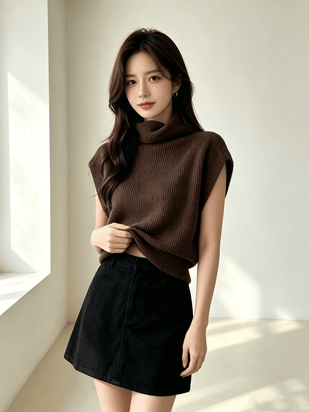 지구 Ouyang 지능 스택 음악 jenni 편안함 지구 부드러운 따뜻한 피부 슈퍼 럭셔리 너구리 플러시 양모 털 셔츠 이미지 4