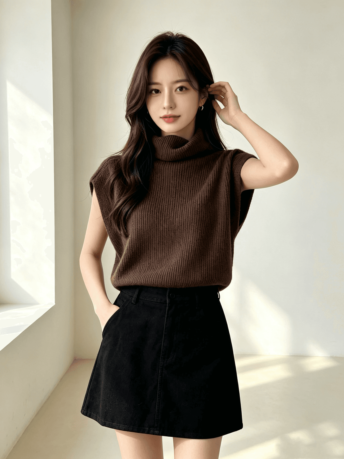 지구 Ouyang 지능 스택 음악 jenni 편안함 지구 부드러운 따뜻한 피부 슈퍼 럭셔리 너구리 플러시 양모 털 셔츠 상세 이미지 6