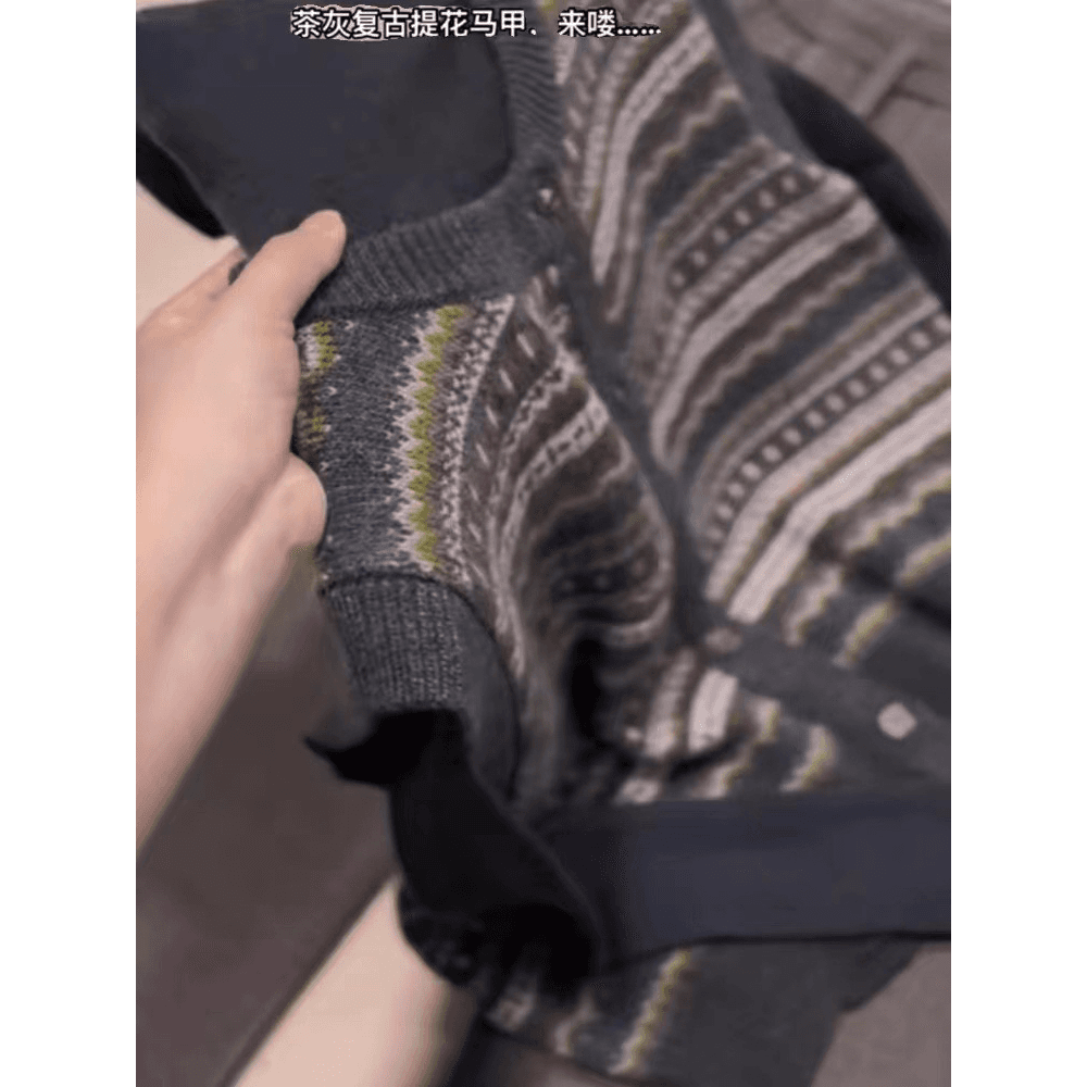 새로운 부드러운 라운드 넥 하트 버클 너구리 플러시 양모 니트 오픈 가디건 스웨터 여성 코트 봄 가을 겨울 한국 스타일 맨위 이미지 5