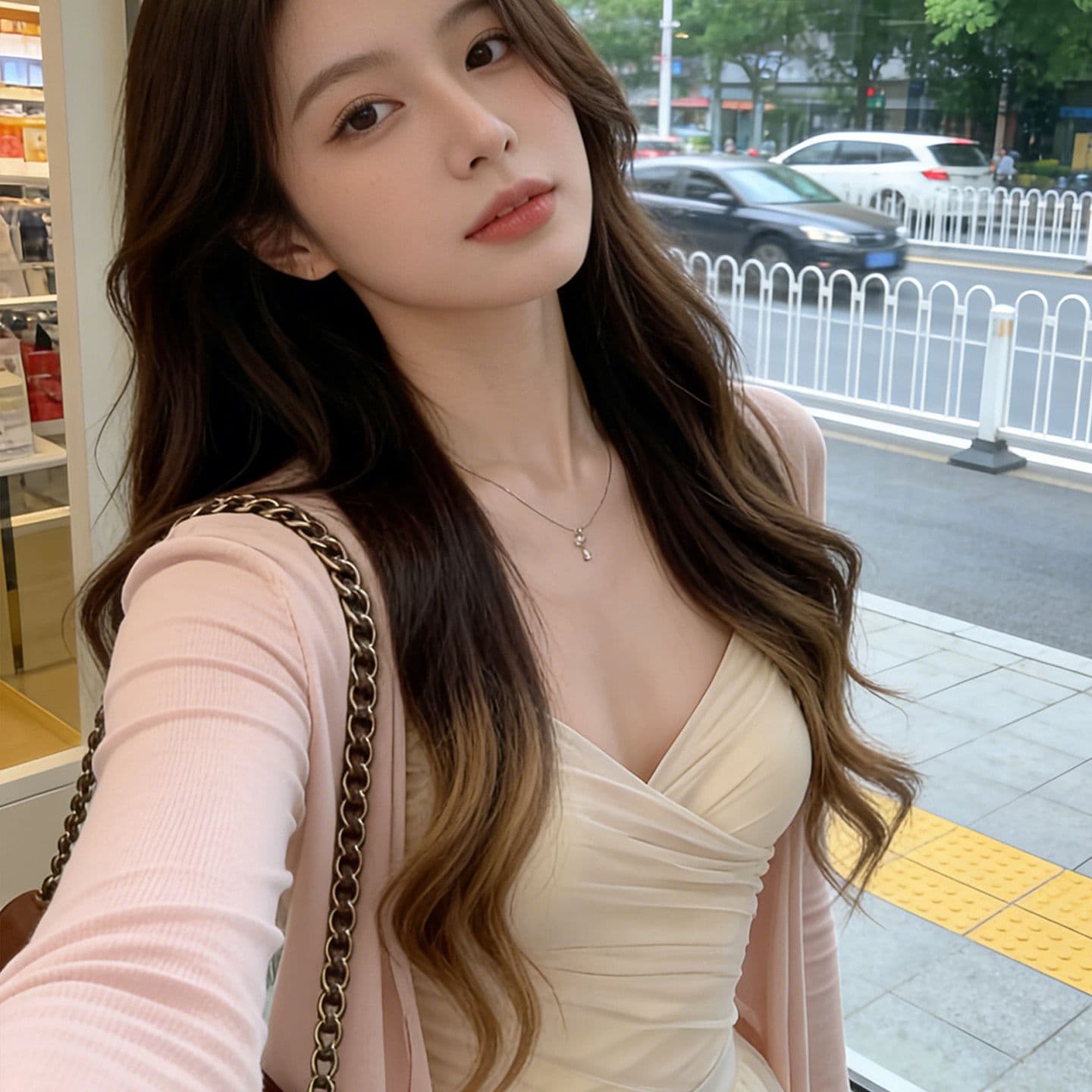 사람들 면 오픈 가디건 폴리 에스터 인터넷 슬립 순수한 욕망 V넥 십자가 망사 캐미솔 여름 부드러운 맨위 이미지 2