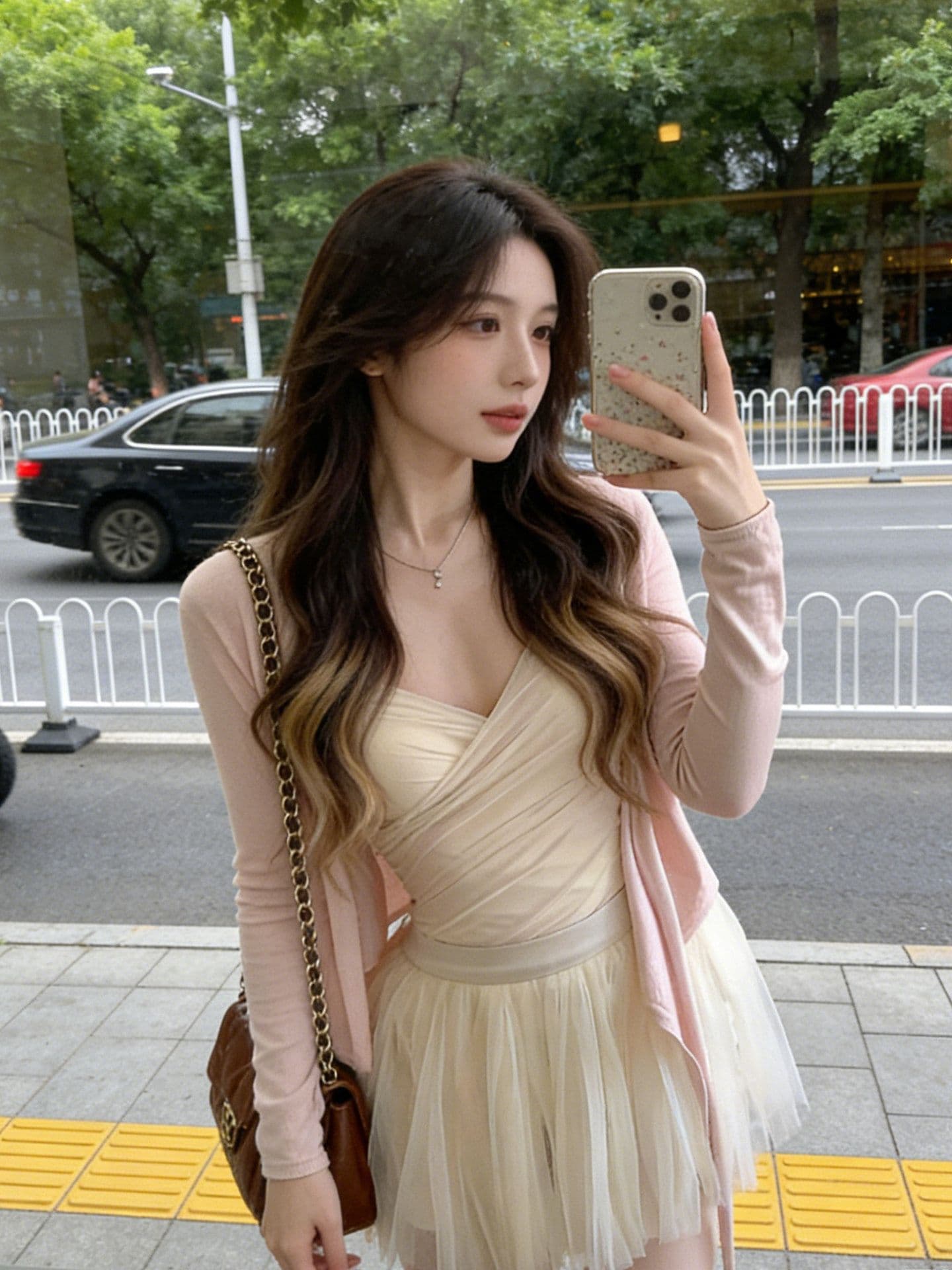 사람들 면 오픈 가디건 폴리 에스터 인터넷 슬립 순수한 욕망 V넥 십자가 망사 캐미솔 여름 부드러운 맨위 상세 이미지 4