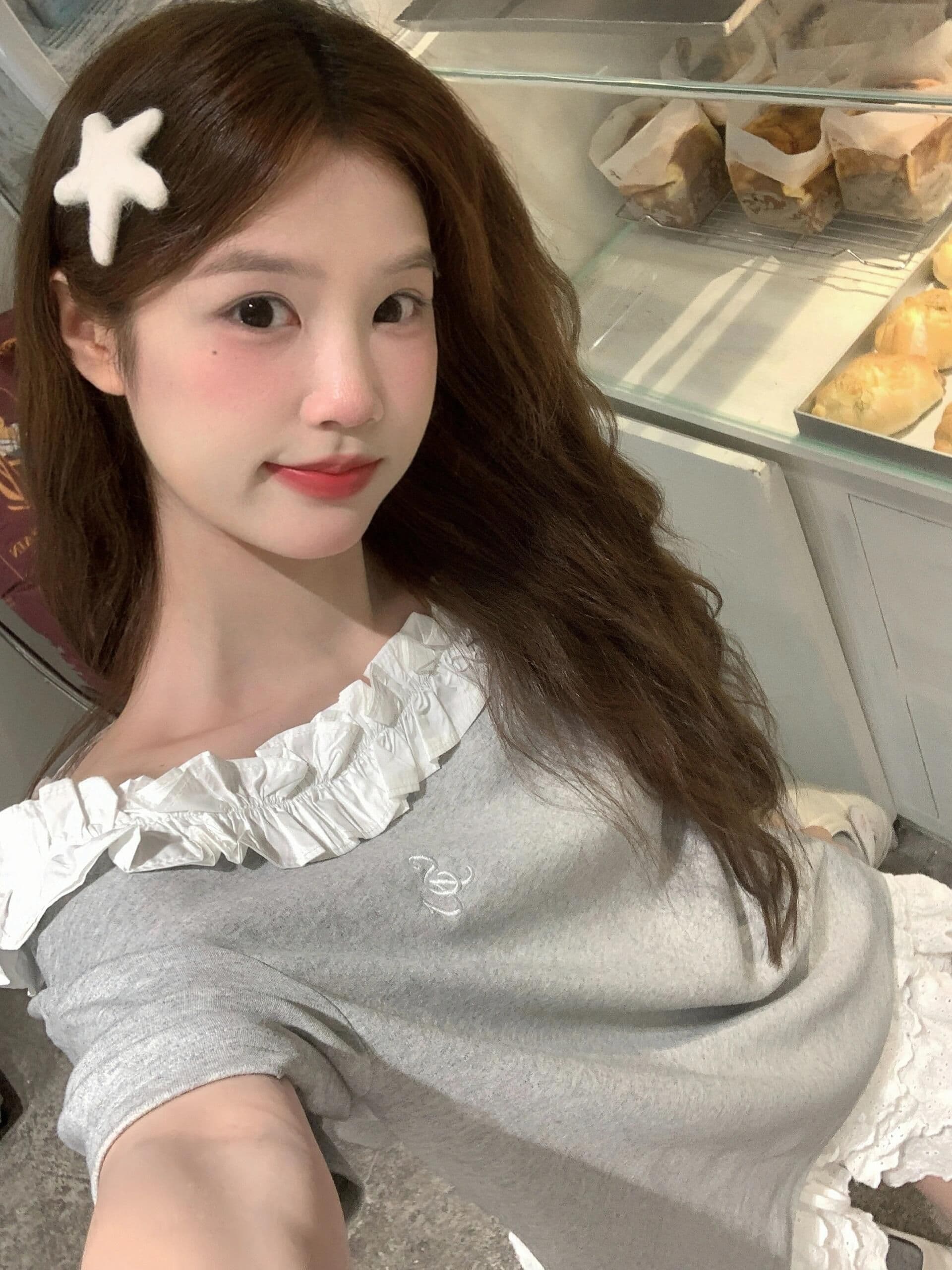 높은 품질 프린트 목이버섯 레이스 원본 공예 92 면 8 암모니아 Lun 반팔 티셔츠 여성 상세 이미지 6