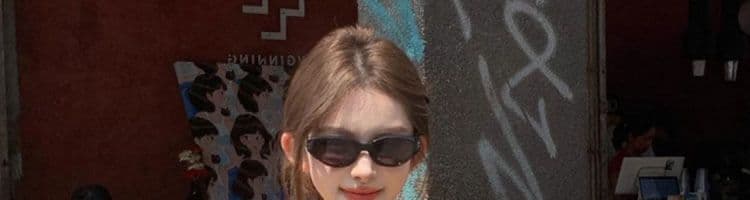 와 사고 방식 황색 복숭아 심장 고리 반팔 티셔츠 여성 여름 몸매 가꾸기 슬림해 보이는 섹시함 핫걸 쇼트 스타일 맨위 상세 이미지 3
