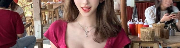와 사고 방식 황색 복숭아 심장 고리 반팔 티셔츠 여성 여름 몸매 가꾸기 슬림해 보이는 섹시함 핫걸 쇼트 스타일 맨위 상세 이미지 24