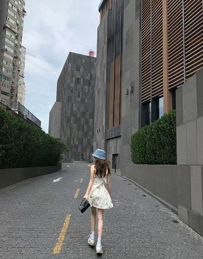이중층 세트 인사이드 순면 워터 마크 치마 아이들 여름 슬림해 보이는 허리 수축 레이스업 꽃무늬 드레스 공주 센스 슬립 드레스 상세 이미지 6