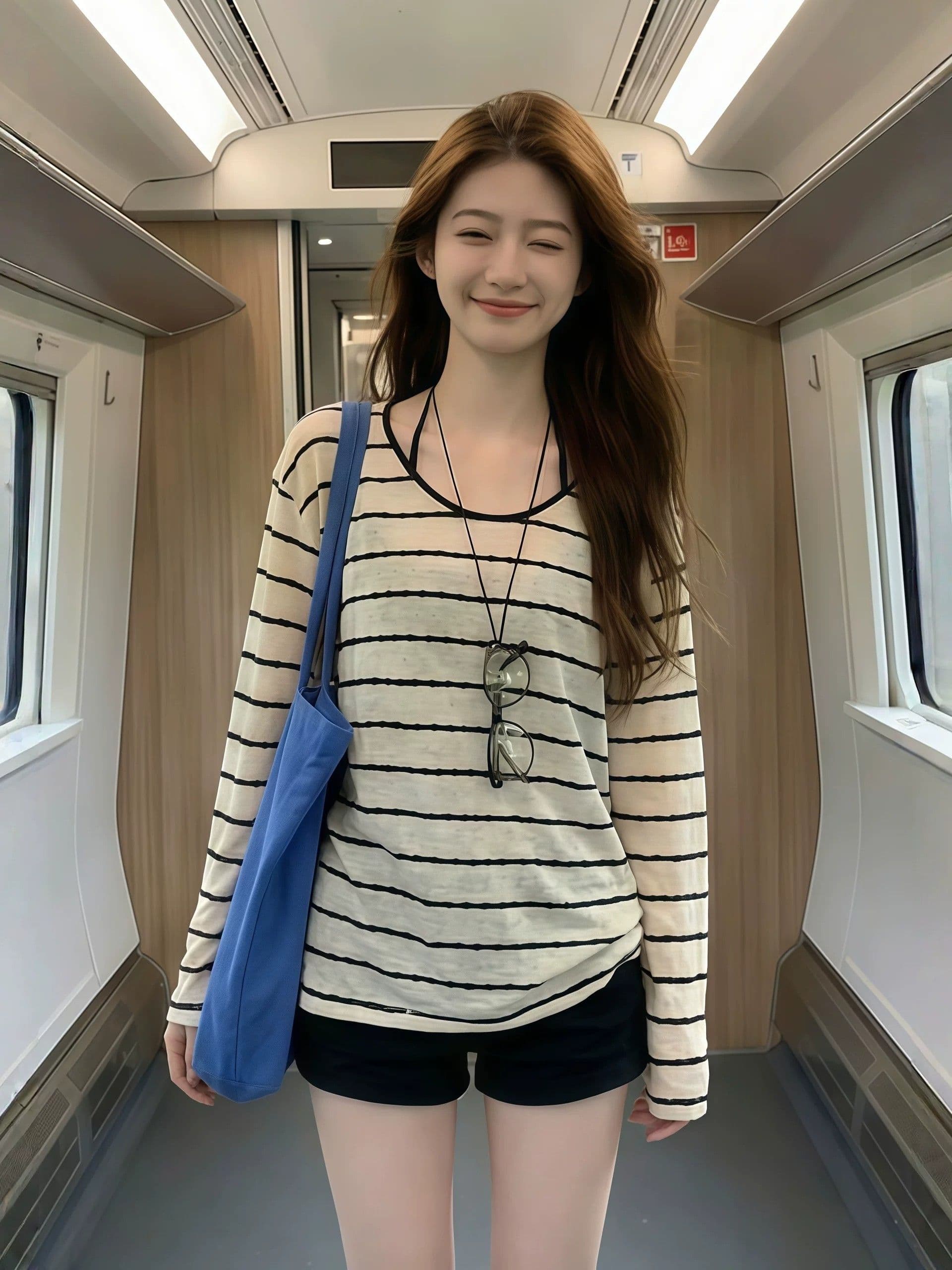 원본 자카드 컬러 짜임 기사 사람들 면 속옷 투피스 세트 슬림해 보이는 풀오버 에어컨 셔츠 슬립 맨위 상세 이미지 7