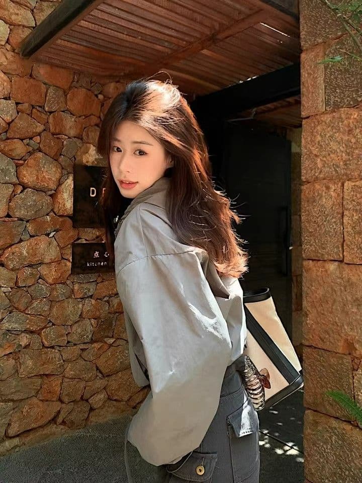얇고 가벼운 통기성 얼음 실크 자외선 차단 의류 여자 2026 새로운 여름 얇은 스타일 전문가 야외 쇼트 스타일 요금 외투 상세 이미지 14