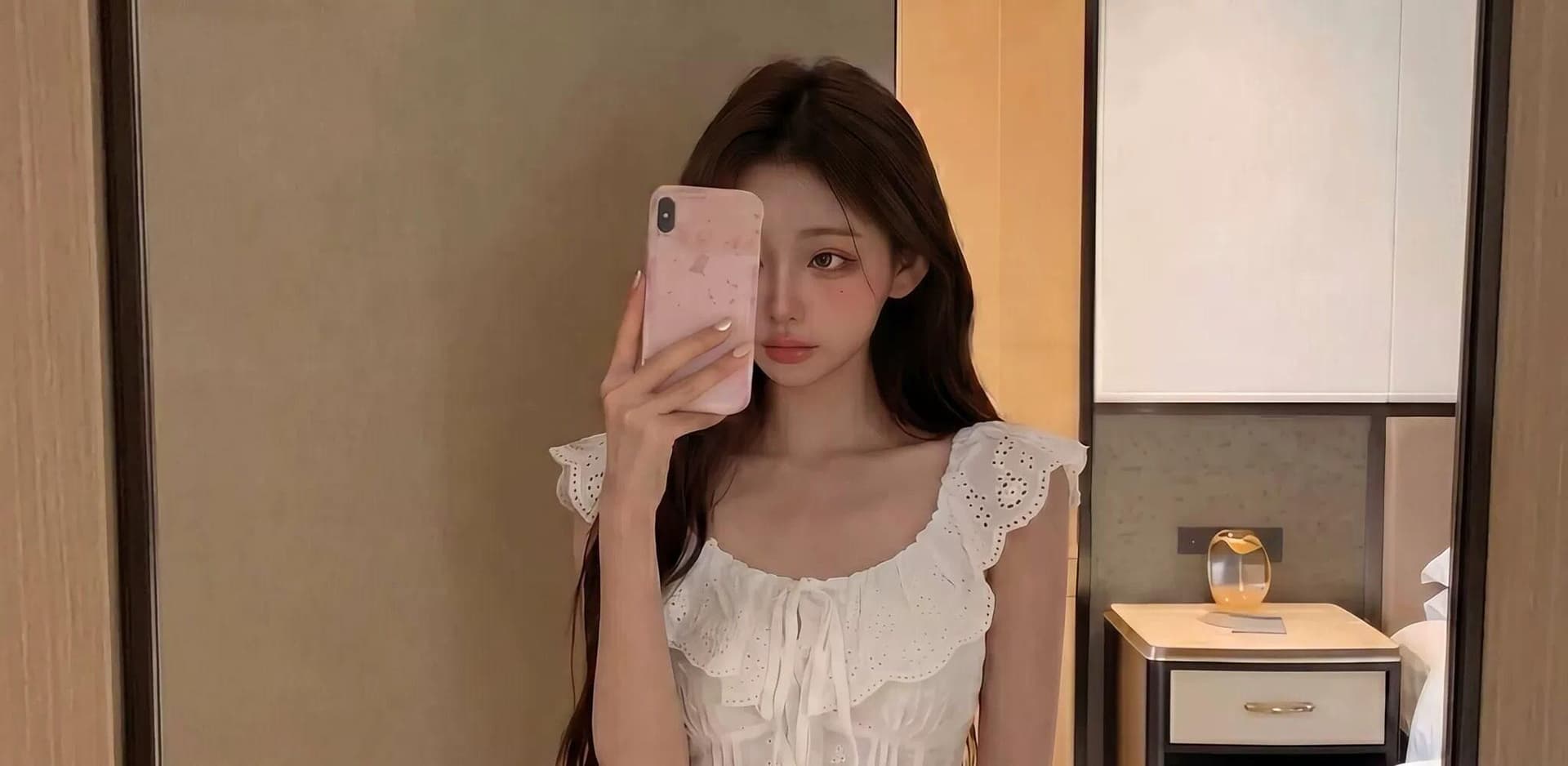 한 부서 달콤함 레이스 민소매 작은 셔츠 면직물 자수 펌프 Pleat 허리 수축 오프숄더 레이스업 슬림해 보이는 작은 키 조끼 상세 이미지 9