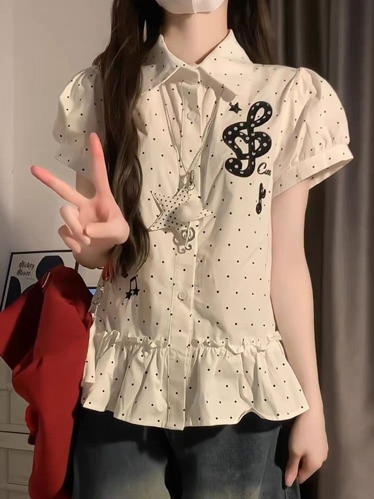 2026 여름 광저우 원단 패션 여성 셔츠