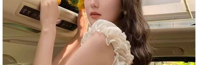 프랑스식 디자인 센스 프릴 여성 셔츠 여름 레이스 버블 반팔 Chic 작은 셔츠 오프숄더 쇼트 스타일 맨위 상세 이미지 23
