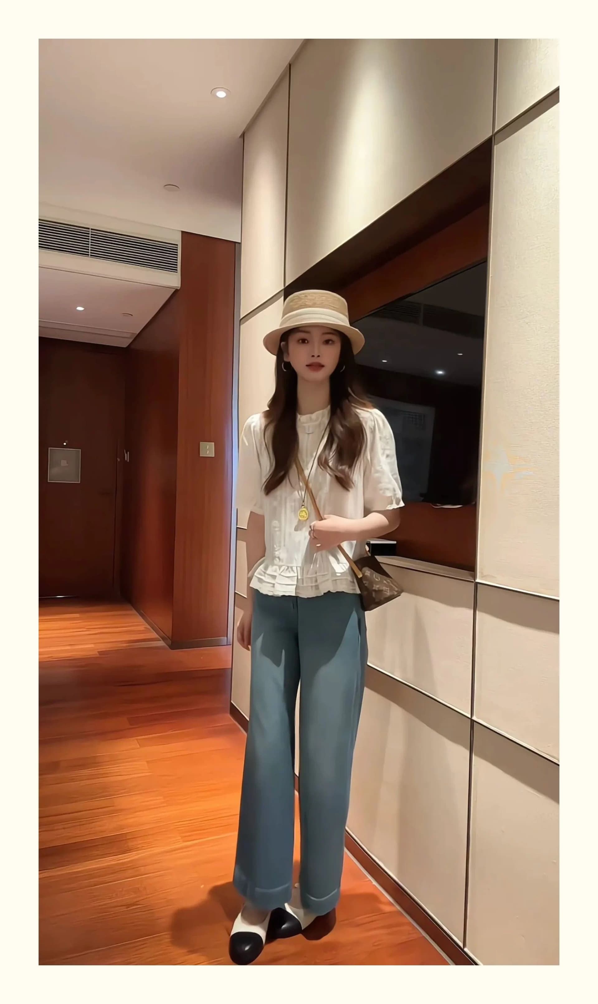 레이스 자카드 자수 셔츠 2026 새로운 디자인 센스 연령 감소 작은 셔츠 반팔 얇고 가벼운 슬림해 보이는 작은 키 맨위 상세 이미지 8