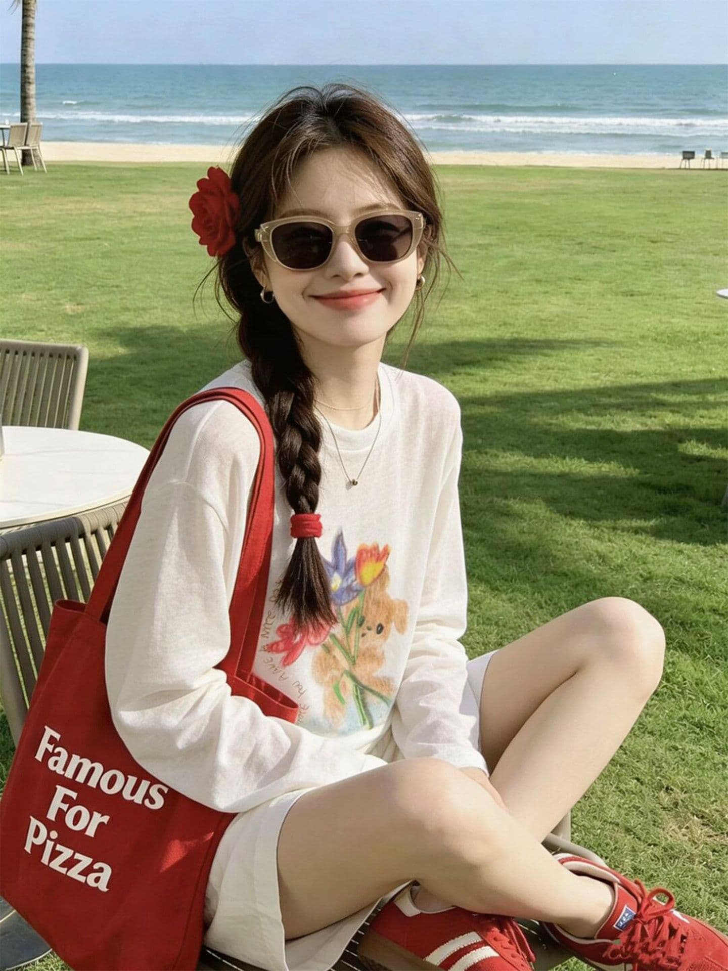 170 그램 눈꽃 면 35 라이 경기 서울 35 면 30 폴리 에스터 블라우스 여성 마이크로 ~을 통해 긴팔 티셔츠 여름 에어컨 셔츠 맨위 상세 이미지 3
