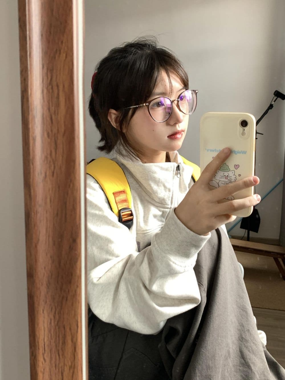 2026 가을 복합 우유 실크 400g 스탠드 칼라 오픈 가디건 후드티 재킷 여성 레저 재킷 지퍼 맨위 상세 이미지 2