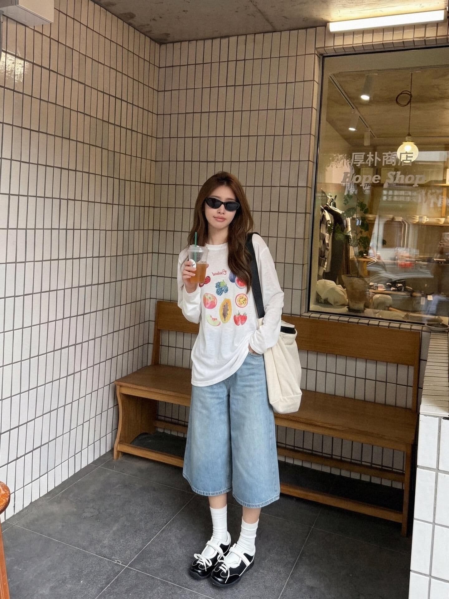180 그램 아마 눈꽃 긴팔 티셔츠 태양 보호 셔츠 기본 셔츠 블라우스 통기성 루즈핏 상세 이미지 4