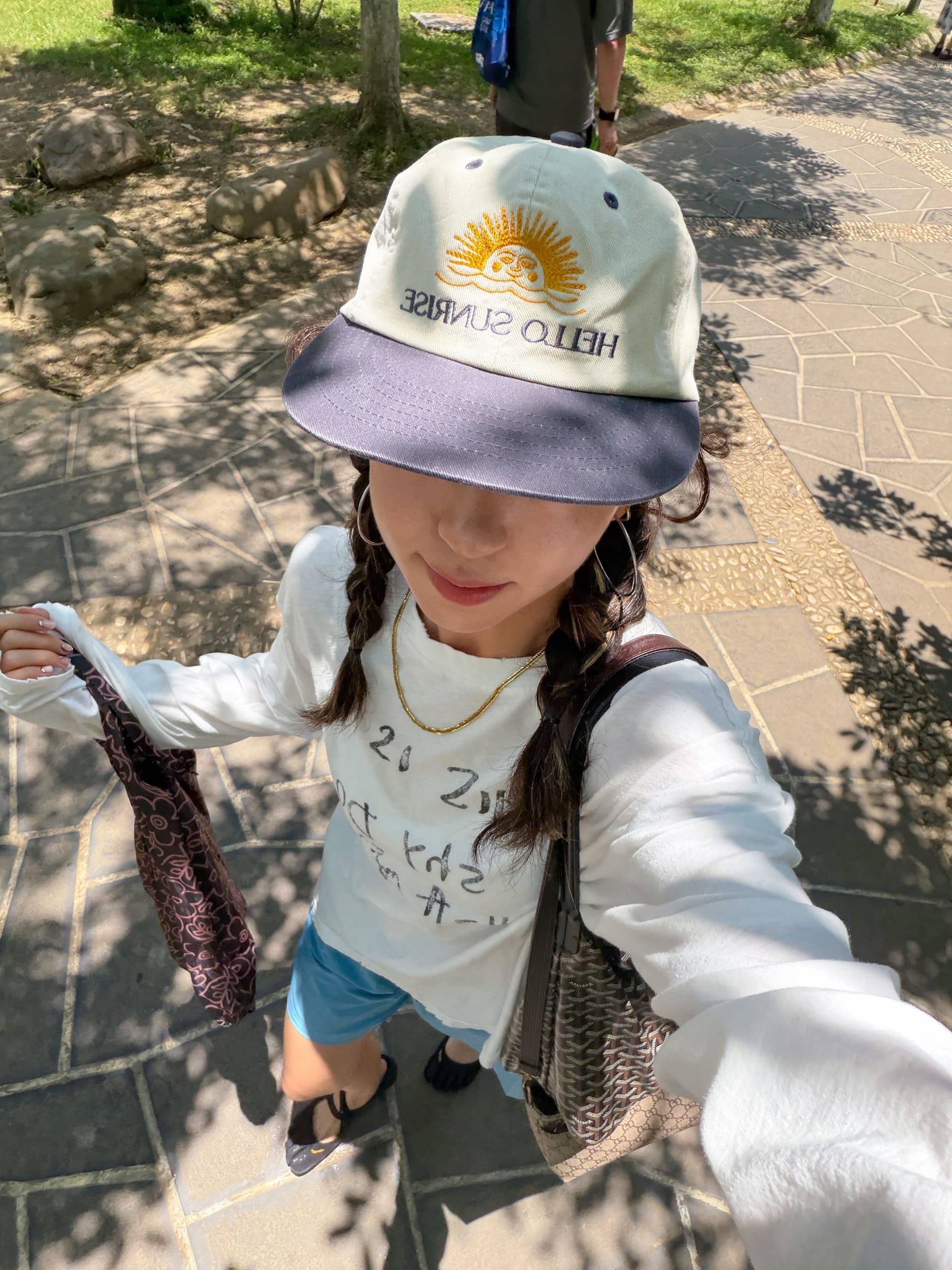 180 그램 아마 눈꽃 긴팔 티셔츠 태양 보호 셔츠 기본 셔츠 블라우스 통기성 루즈핏 이미지 3