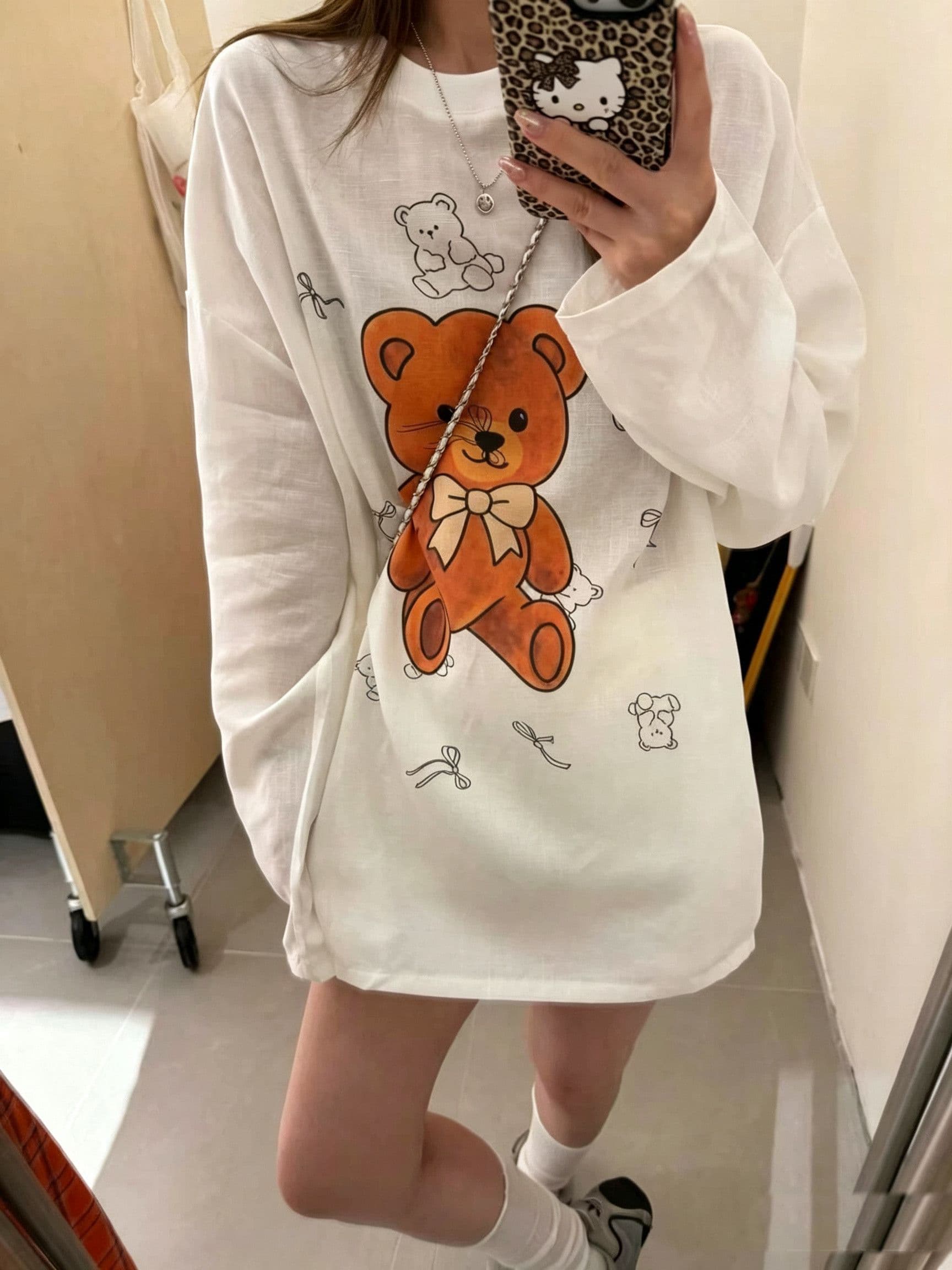 높은 품질 180 그램 아마 눈꽃 비스듬한 어깨 티셔츠 자외선 차단 기본 셔츠 블라우스 통기성 루즈핏 상세 이미지 5
