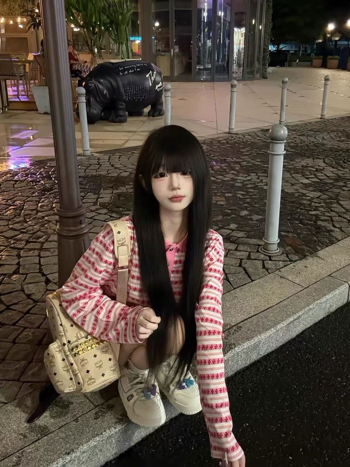 2026 가을 원본 솜씨 순면 220 그램 긴팔 티셔츠 여성 이미지 4