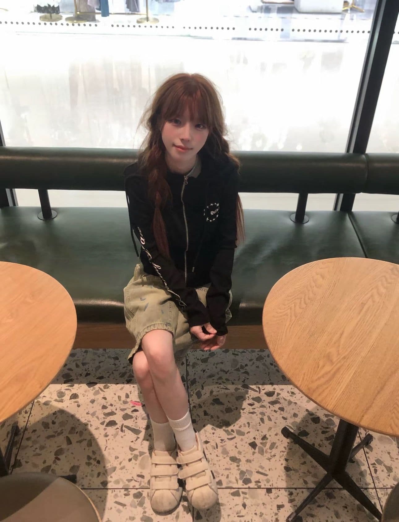 2026 가을 백금 지퍼 95 면 5 암모니아 Lun 이후 패키지 칼라 광저우 원본 원단 후드티 여성 상세 이미지 15