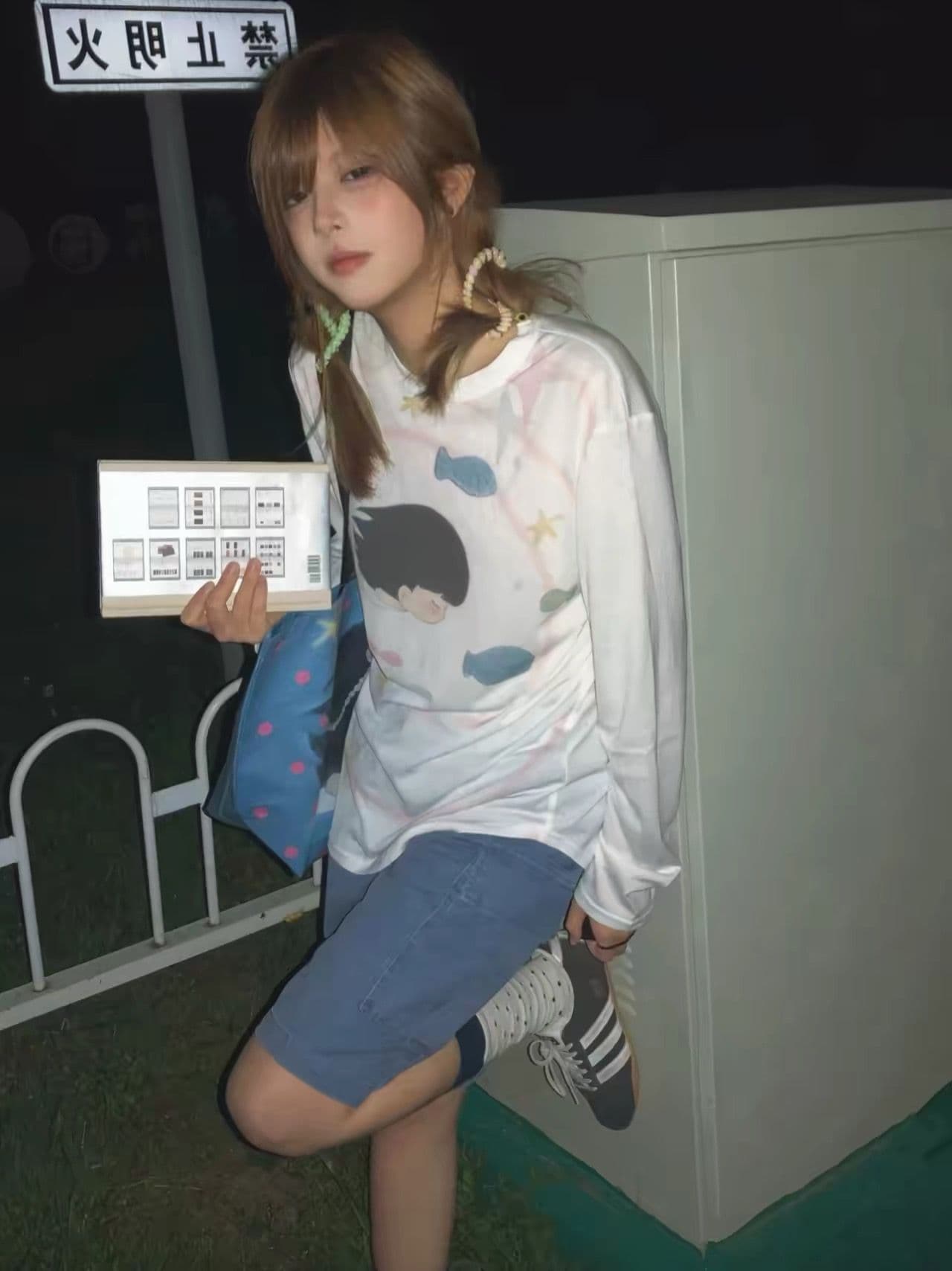 2026 가을 광저우 원단 반팔 티셔츠 여성 상세 이미지 2