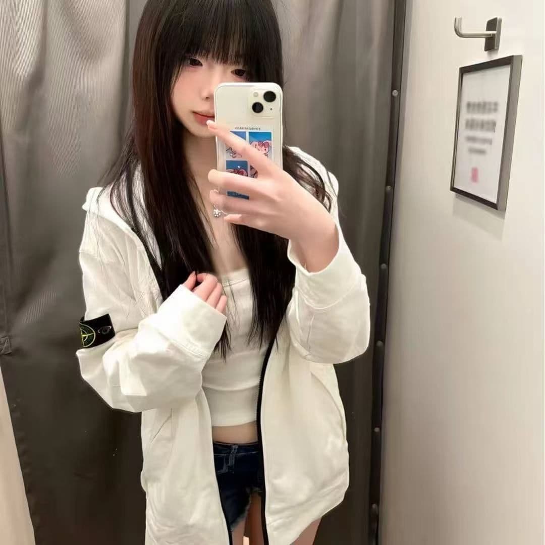 2026 가을 여성 얇은 스타일 이후 패키지 칼라 순수한 Mianhua 면 복합 후드티 여성 상세 이미지 6