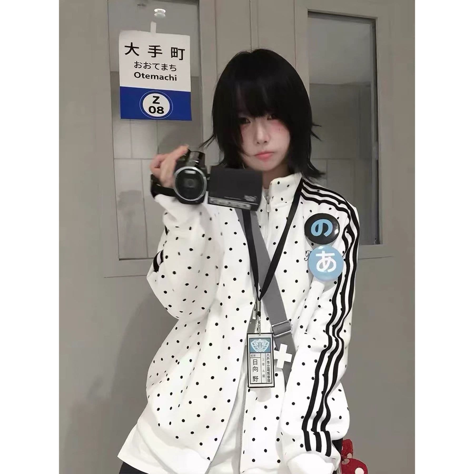 2026 가을 얇은 스타일 백금 지퍼 순수한 Mianhua 면 복합 후드티 여성 상세 이미지 2