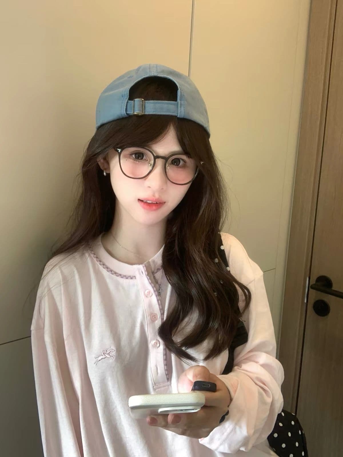 2026 가을 원본 솜씨 순면 220 그램 긴팔 티셔츠 여성 이미지 2