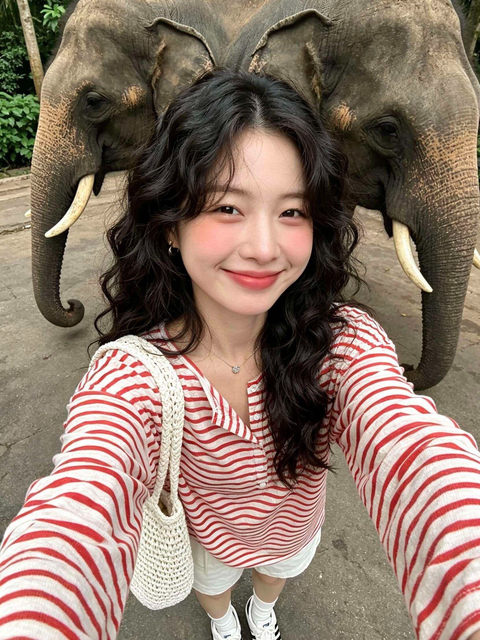 원본 품질 느긋한 스트라이프 긴팔 티셔츠 여성 여름 가을 품격 다용도 루즈핏 작은 대중 자외선 차단 맨위 상세 이미지 5