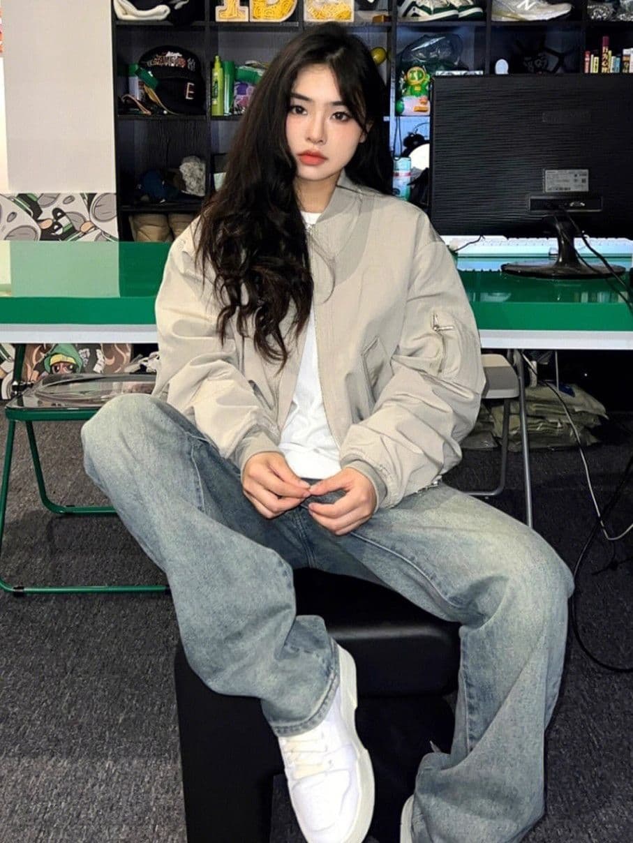 2026 가을 야구 외투 새로운 아메리칸 항구 바람 레트로 고급 센스 재킷 파일럿 맨위 상세 이미지 10