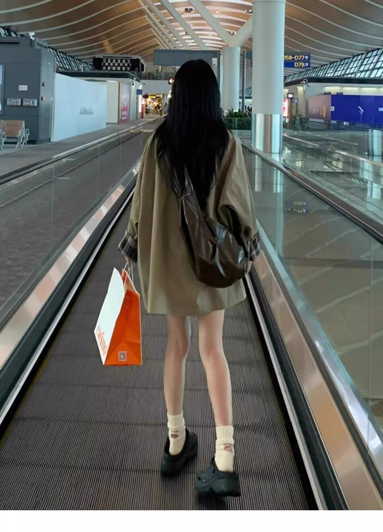 재킷 재킷 여성 짧은 2026 이른 가을 새로운 고급 센스 캐주얼 루즈핏 슬림해 보이는 작은 키 카키 색 코트 상세 이미지 18