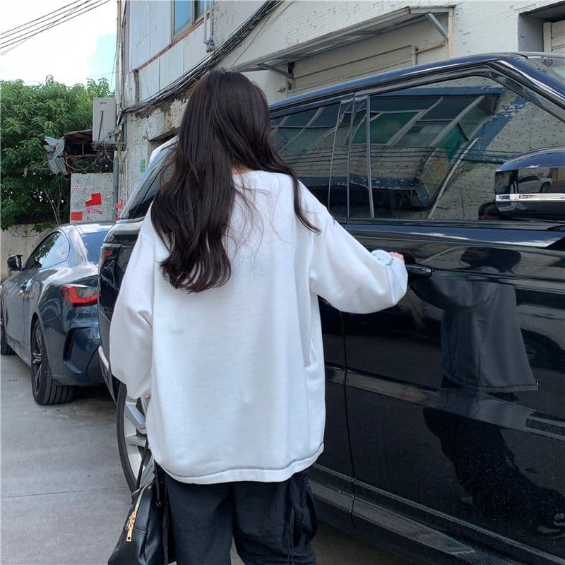 실사 65 물고기 규모 특별 빅 사이즈 300 근 오프숄더 후드티 여성 지퍼 루즈핏 빅 사이즈 여성 상세 이미지 18