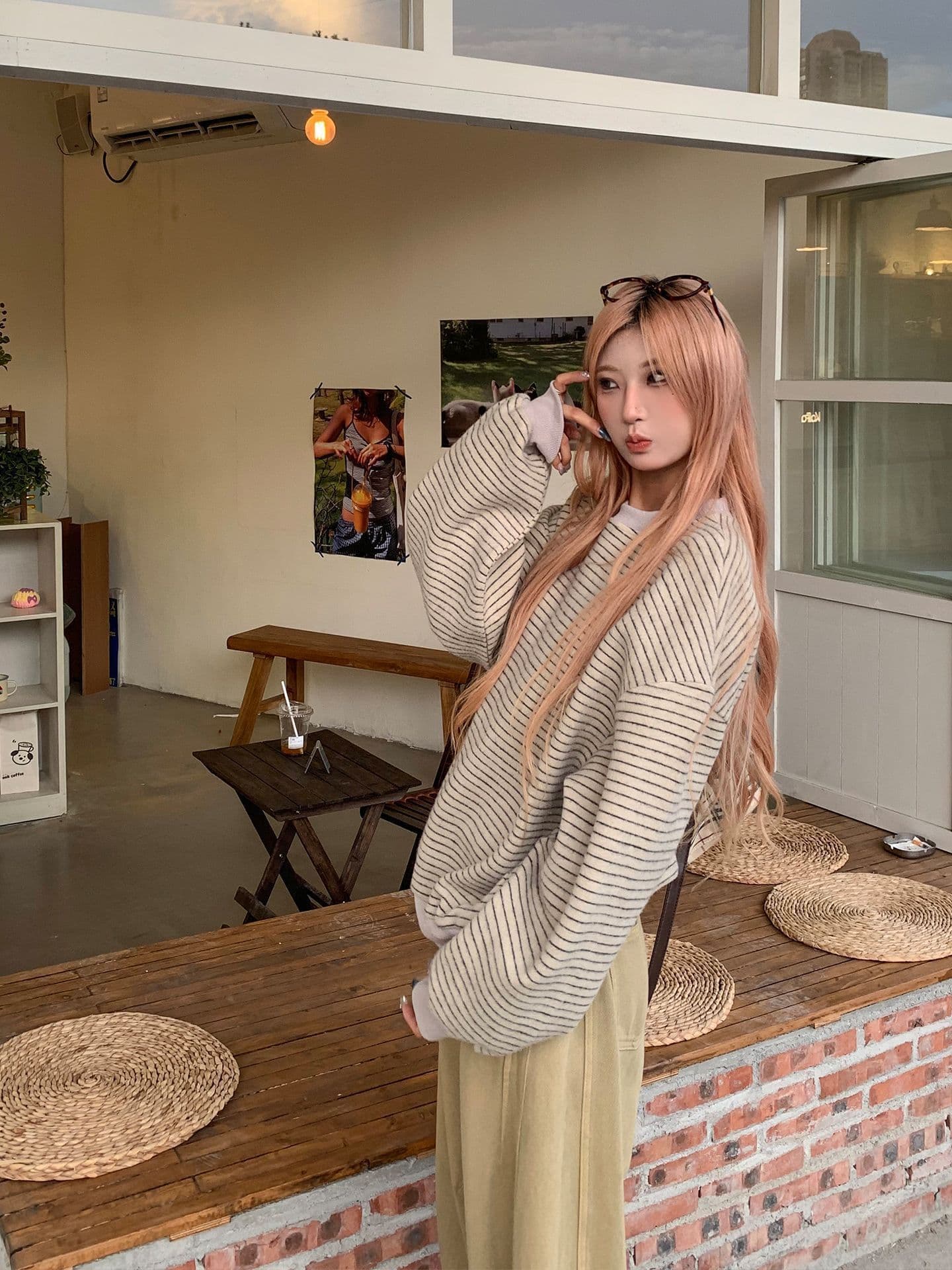 좋은 품질 광저우 원본 천 아니요 복합 내부 및 외부 원단 같은 2026 가을 원본 솜씨 후드티 여성 이미지 4