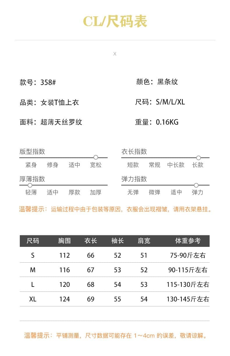 원본 품질 느긋한 바람 스트라이프 긴팔 자외선 차단 티셔츠 여성 여름 u 칼라 루즈핏 얇은 스타일 외부 잡아라. 의류 상세 이미지 1