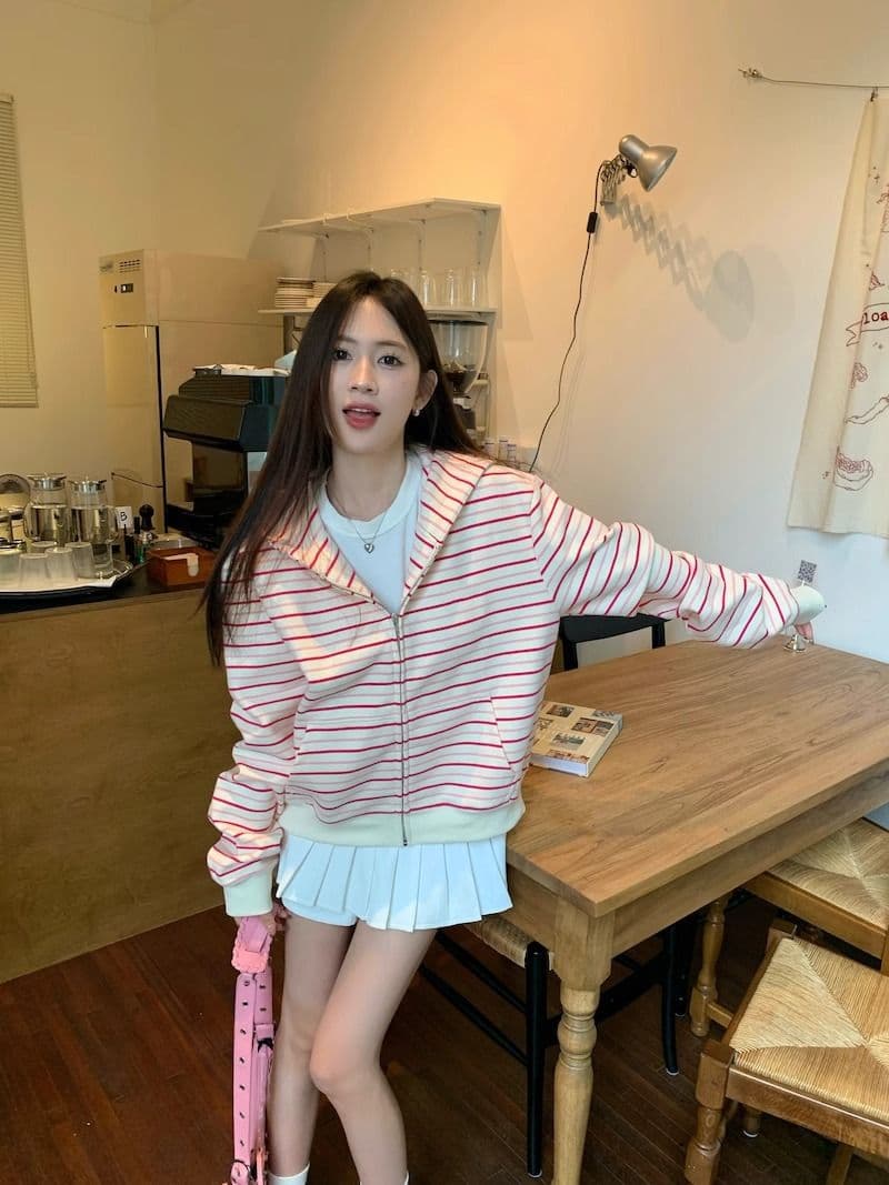 자수 원본 원단 특별 빅 사이즈 300 근 한 부서 루즈핏 캐주얼 느긋한 다용도 후드티 상세 이미지 17