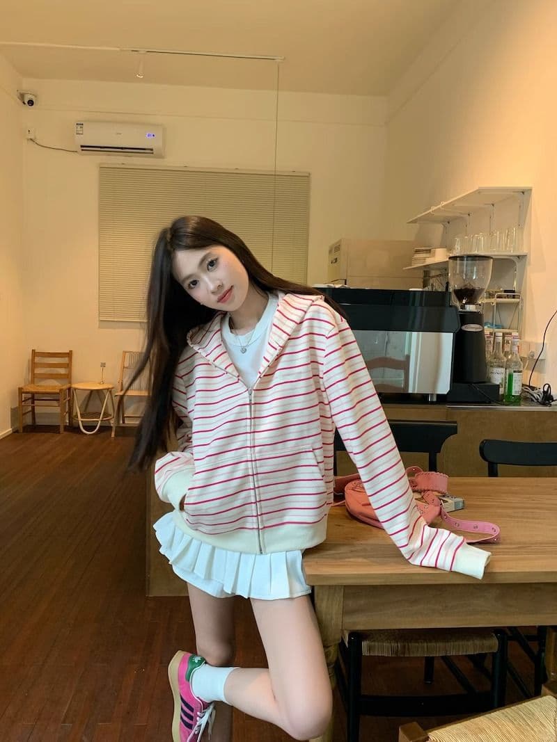 자수 원본 원단 특별 빅 사이즈 300 근 한 부서 루즈핏 캐주얼 느긋한 다용도 후드티 상세 이미지 19