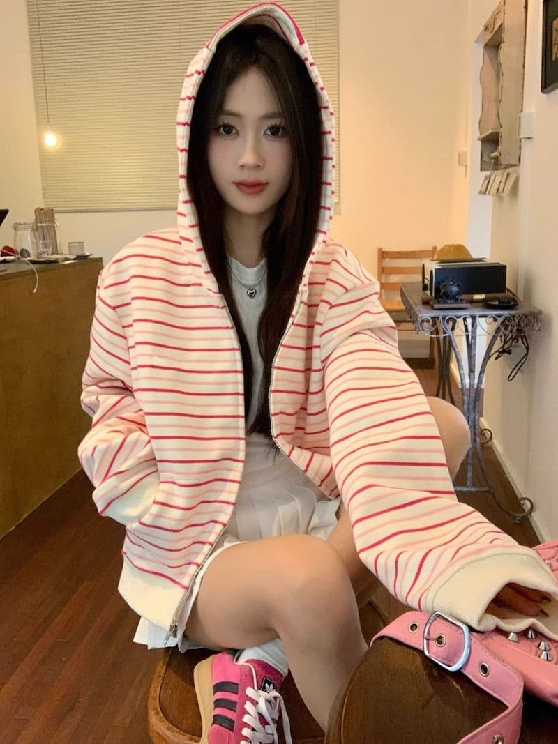 자수 원본 원단 특별 빅 사이즈 300 근 한 부서 루즈핏 캐주얼 느긋한 다용도 후드티 상세 이미지 20