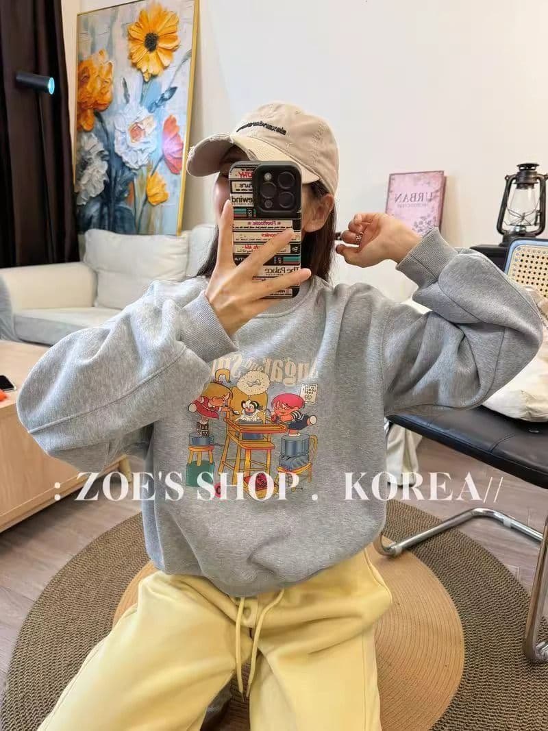 2026 후아 면 복합 얇은 스타일 310g 털이 있는 400g 라운드 넥 후드티 여성 가을 겨울 의류 상세 이미지 6
