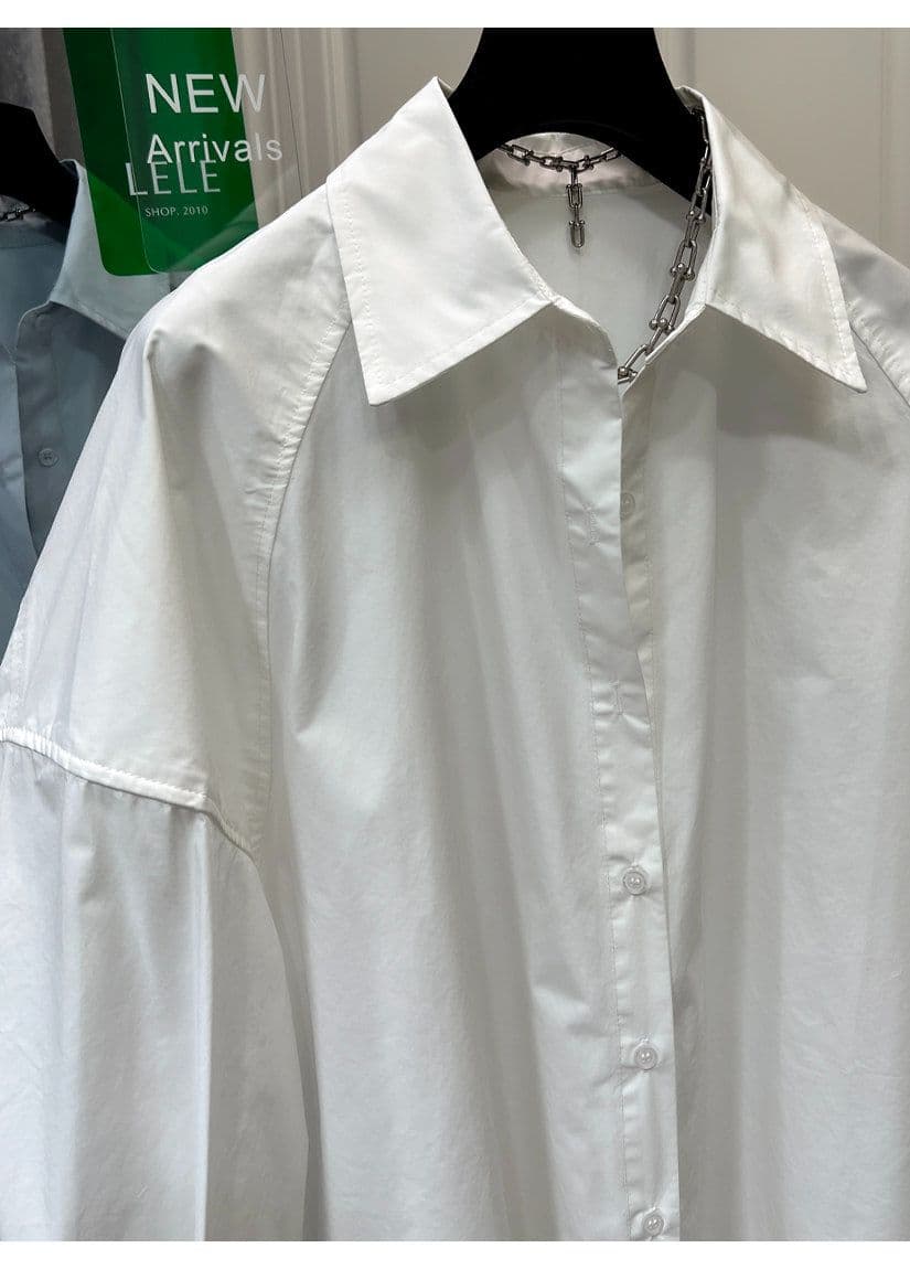 원본 원단 한 부서 긴팔 셔츠 긍정적 인 어깨 여성 코트 특별 지방 mm 빅 사이즈 300 근 상세 이미지 9