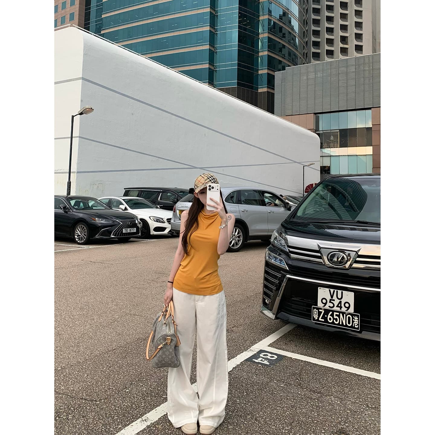 아메리칸 흔들다 칼라 민소매 맨위 여성 여름 핫걸 몸매 가꾸기 아름다움 뒤로 인사이드 가져 가라. 외출용 행침 목 캐미솔 이미지 2