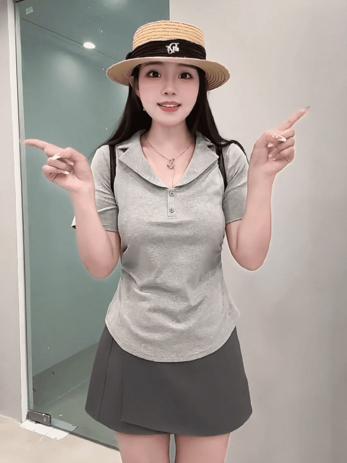 슈퍼 화재 연령 감소 반팔 티셔츠 여성 2026 새로운 디자인 센스 작은 대중 허리 수축 슬림해 보이는 맨위 이미지 4